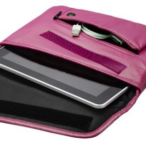 Чехол для планшета NRN-230GV розовый из мягкой ткани 10"