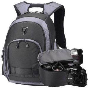Рюкзак для ноутбука PON-395GY черный с серыми вставками 15.6-16''